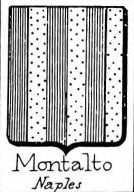 Montalto Coat of Arms / Family Crest 4