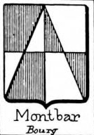 Montbar Coat of Arms / Family Crest 0