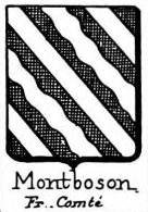 Montboson Coat of Arms / Family Crest 0