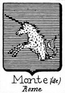 Monte Coat of Arms / Family Crest 10