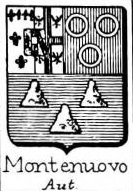 Montenuovo Coat of Arms / Family Crest 1