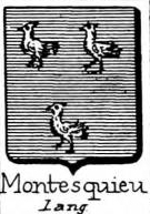 Montesquieu Coat of Arms / Family Crest 0
