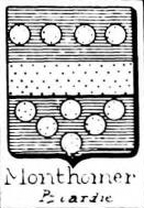 Monthomer Coat of Arms / Family Crest 0