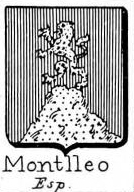 Montlleo Coat of Arms / Family Crest 0