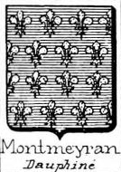 Montmeyran Coat of Arms / Family Crest 0
