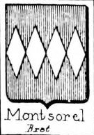Montsorel Coat of Arms / Family Crest 0