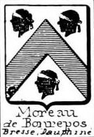 Moreau Coat of Arms / Family Crest 17