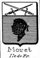 Moret Coat of Arms / Family Crest 2
