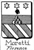 Moretti Coat of Arms / Family Crest 1