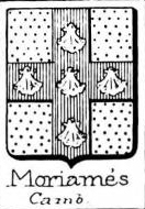 Moriames Coat of Arms / Family Crest 0