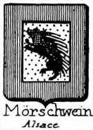 Morschwein Coat of Arms / Family Crest 0