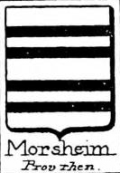 Morsheim Coat of Arms / Family Crest 1