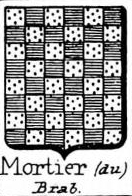 Mortier Coat of Arms / Family Crest 4