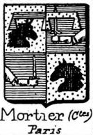 Mortier Coat of Arms / Family Crest 1