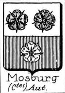 Mosburg Coat of Arms / Family Crest 2