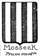 Mosseck Coat of Arms / Family Crest 1
