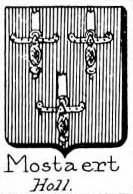Mostaert Coat of Arms / Family Crest 0