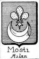 Mosti Coat of Arms / Family Crest 3