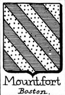 Mountfort Coat of Arms / Family Crest 1