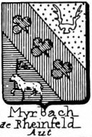 Myrbach Coat of Arms / Family Crest 0
