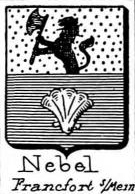 Nebel Coat of Arms / Family Crest 1