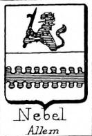 Nebel Coat of Arms / Family Crest 2