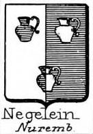 Negelein Coat of Arms / Family Crest 2