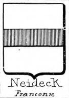 Neideck Coat of Arms / Family Crest 7