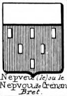 Nepveu Coat of Arms / Family Crest 3