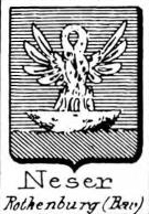 Neser Coat of Arms / Family Crest 1