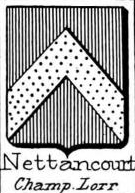 Nettancourt Coat of Arms / Family Crest 0