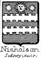 Nicholson Coat of Arms / Family Crest 0