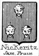 Nickeritz Coat of Arms / Family Crest 3