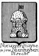 Nieuwenhuyse Coat of Arms / Family Crest 1