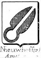 Nieuwhoff Coat of Arms / Family Crest 0