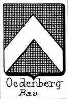 Oedenberg Coat of Arms / Family Crest 1