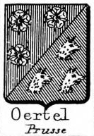 Oertel Coat of Arms / Family Crest 2