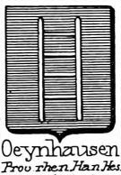 Oeynhausen Coat of Arms / Family Crest 2