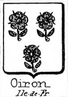 Oiron Coat of Arms / Family Crest 0