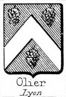 Olier Coat of Arms / Family Crest 1
