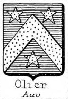 Olier Coat of Arms / Family Crest 2