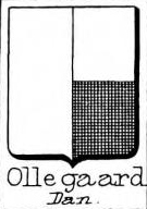 Ollegaard Coat of Arms / Family Crest 1
