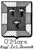 OMore Coat of Arms / Family Crest 1