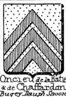 Oncieu Coat of Arms / Family Crest 0