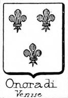 Onoradi Coat of Arms / Family Crest 0