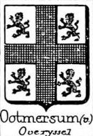 Ootmersum Coat of Arms / Family Crest 0