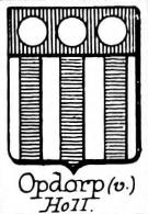 Opdorp Coat of Arms / Family Crest 0