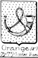 Orange Coat of Arms / Family Crest 2