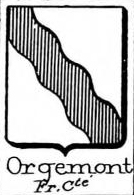 Orgemont Coat of Arms / Family Crest 1