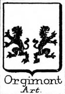 Orgimont Coat of Arms / Family Crest 0